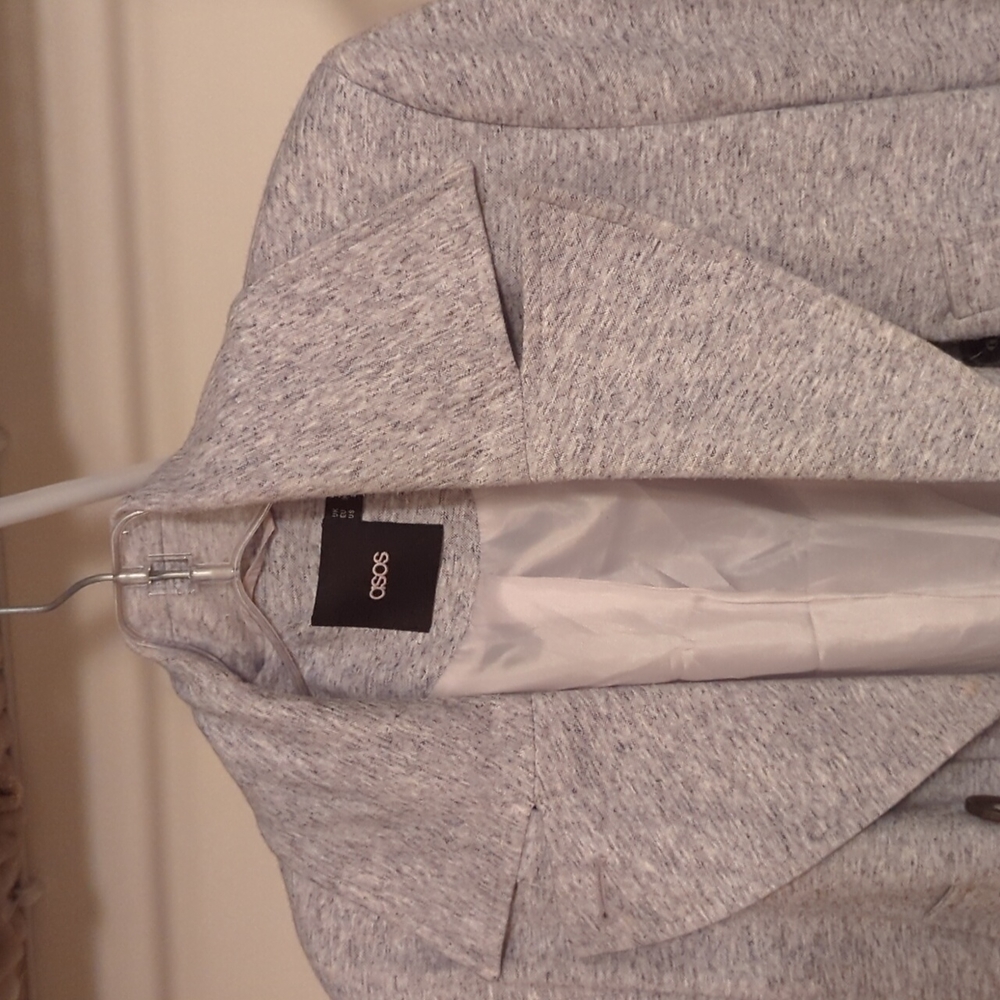 ASOS Light Blue Pea Coat size US 2